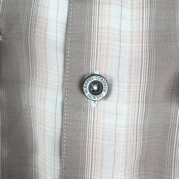 Dixxon The Alpine Shirt XL Button Front Short Sleeve Plaid Bamboo Blend TP-3496 - Picture 5 of 10
